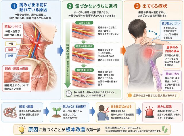 癒着イメージ